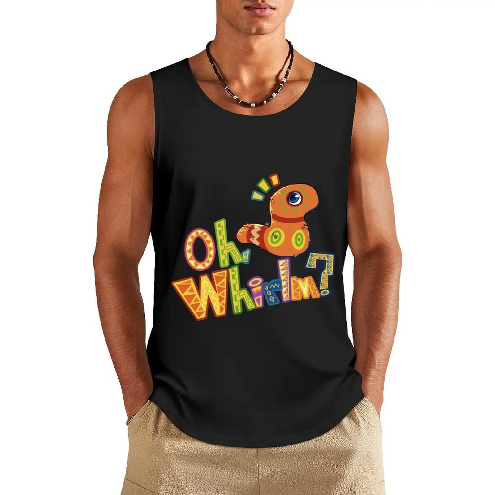 

Oh Whirlm - Viva Piata Print Tank Top gym clothing men Male vest gym shirts