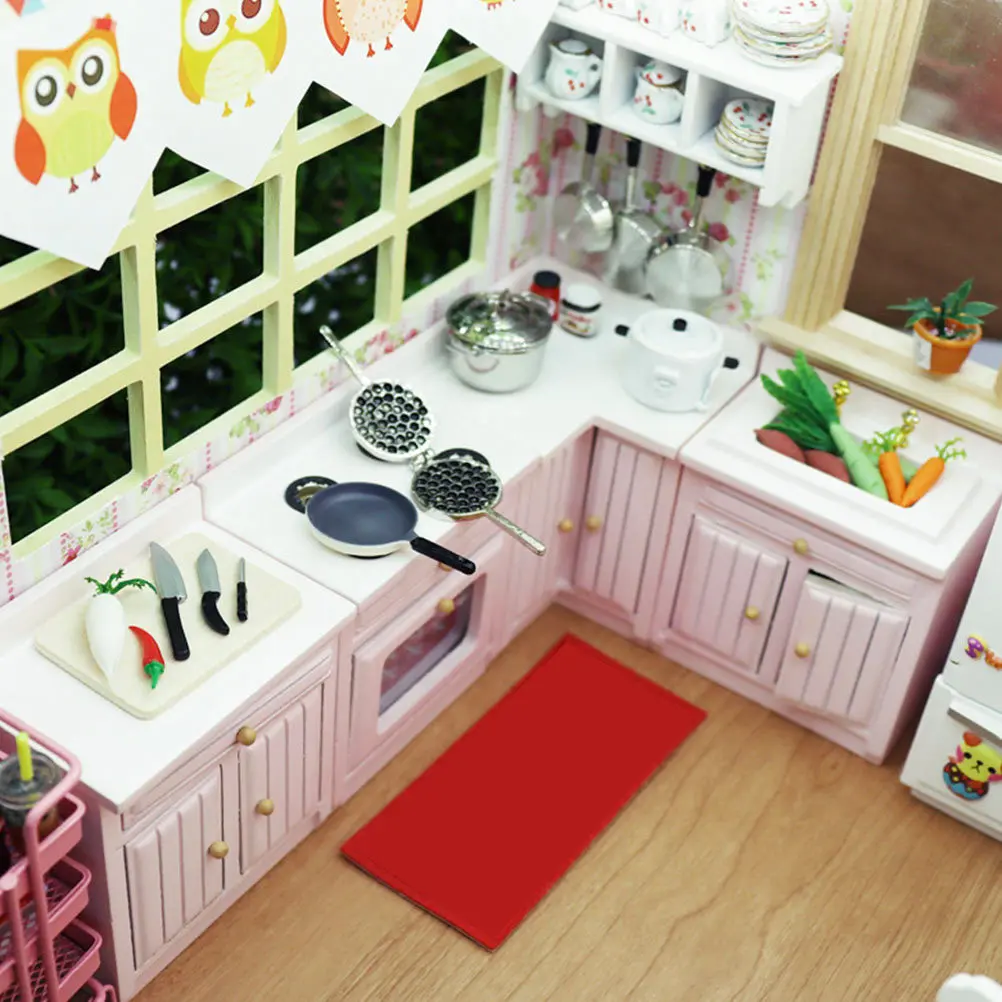 

1Pcs Mini Kitchen Stove Wooden Gas Stove Compact Realistic Miniature House Furniture Decoration Mini Furniture