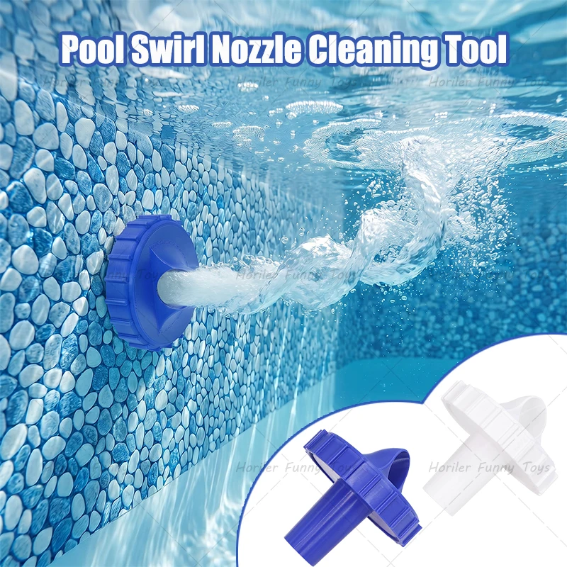 Swimming Pool Swirl Nozzle Design for Clean Pool Circular Flow Garbage Concentration Compatible With Intex/Bestway Pool