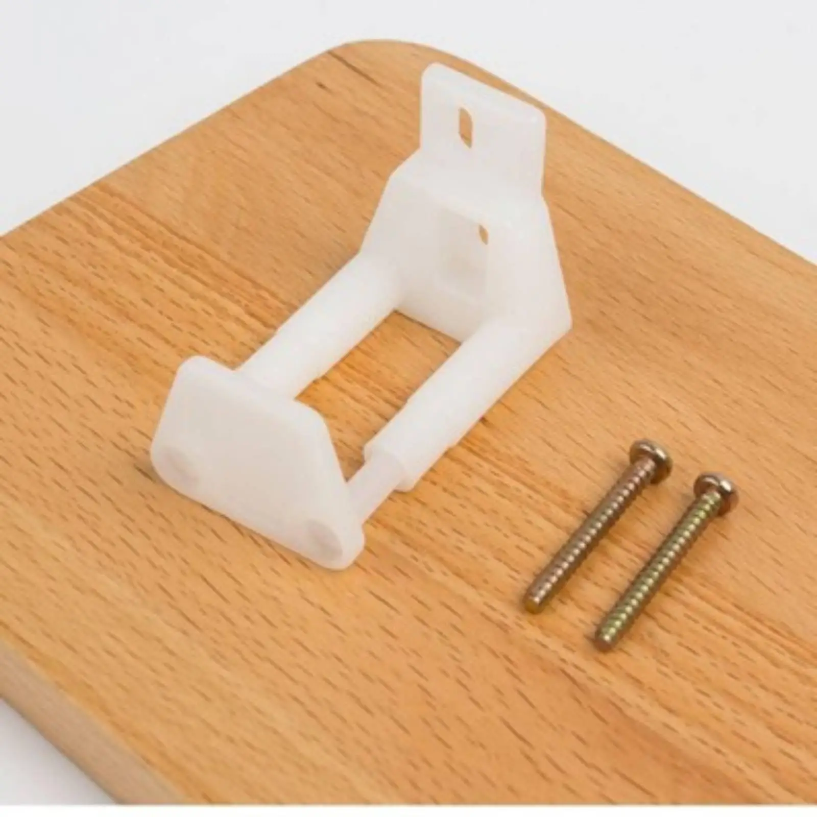 Translucent Sliding Door Floor Guide with Two Parallel Arms for Barn Door RV Trailer Cabinet Door Alignment