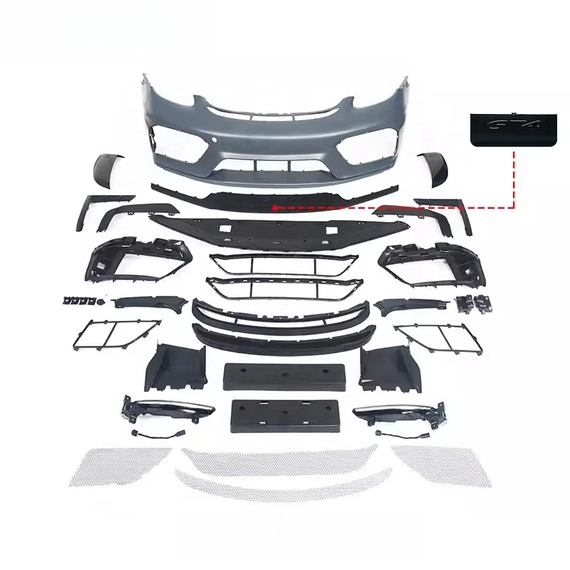 Auto Accessories Complete S Spyder Look Body Kit Assembly For Porsche Cayman Boxster  2013‑2015 With Front Bumper