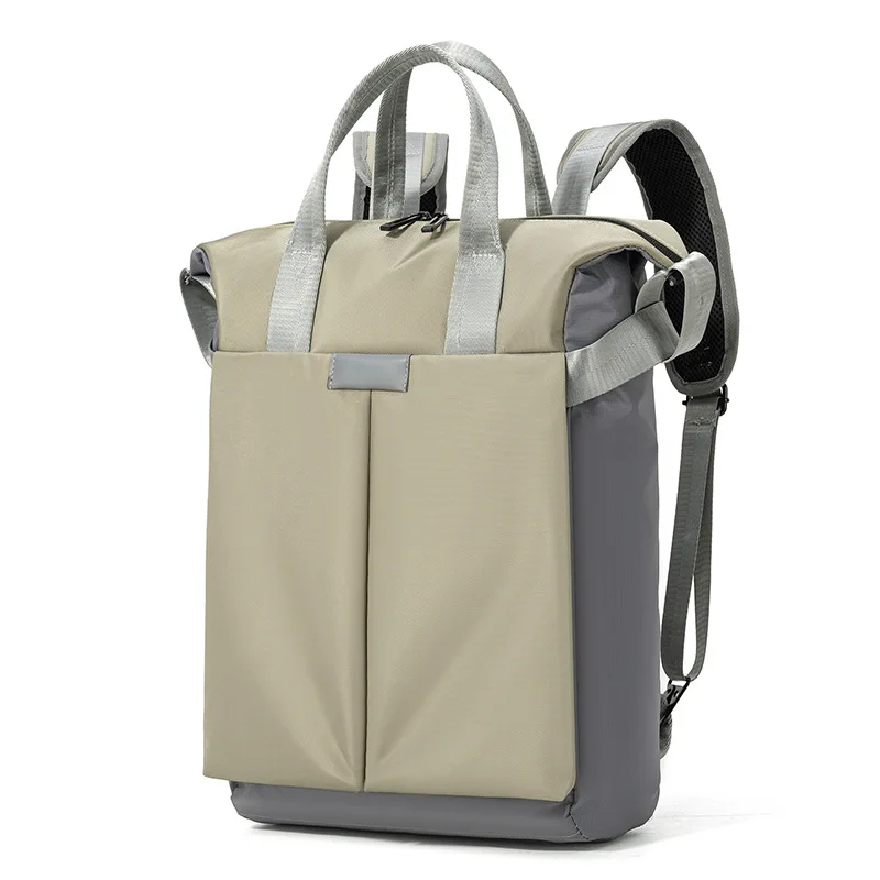 New Multifunctional Laptop Backpack Casual Simple Handbag Wear-resistant All-match Large Capacity Student Backpack For Men