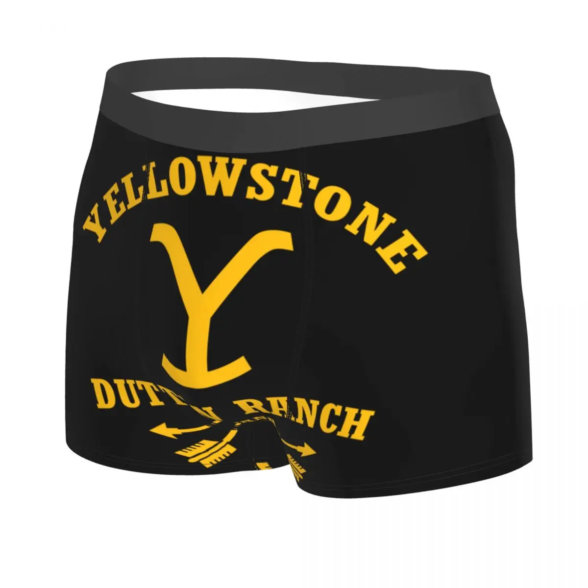Dutton Ranch Print Custom Boxer Shorts para Homem, Cuecas Respiráveis, Cuecas, Calcinhas, Cuecas