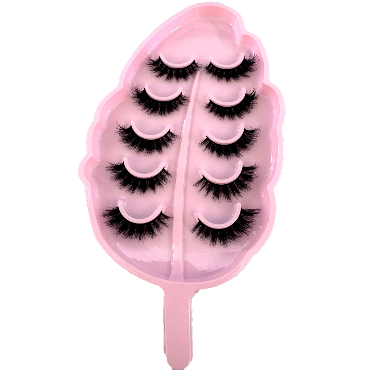 5 Paar Nerzwimpern, falsche Wimpern, natürlich/dick, lange Wimpern, weich, flauschig, dünn, 3D-Wimpern, Wimpernverlängerung, Make-up-Tools – Detail 8