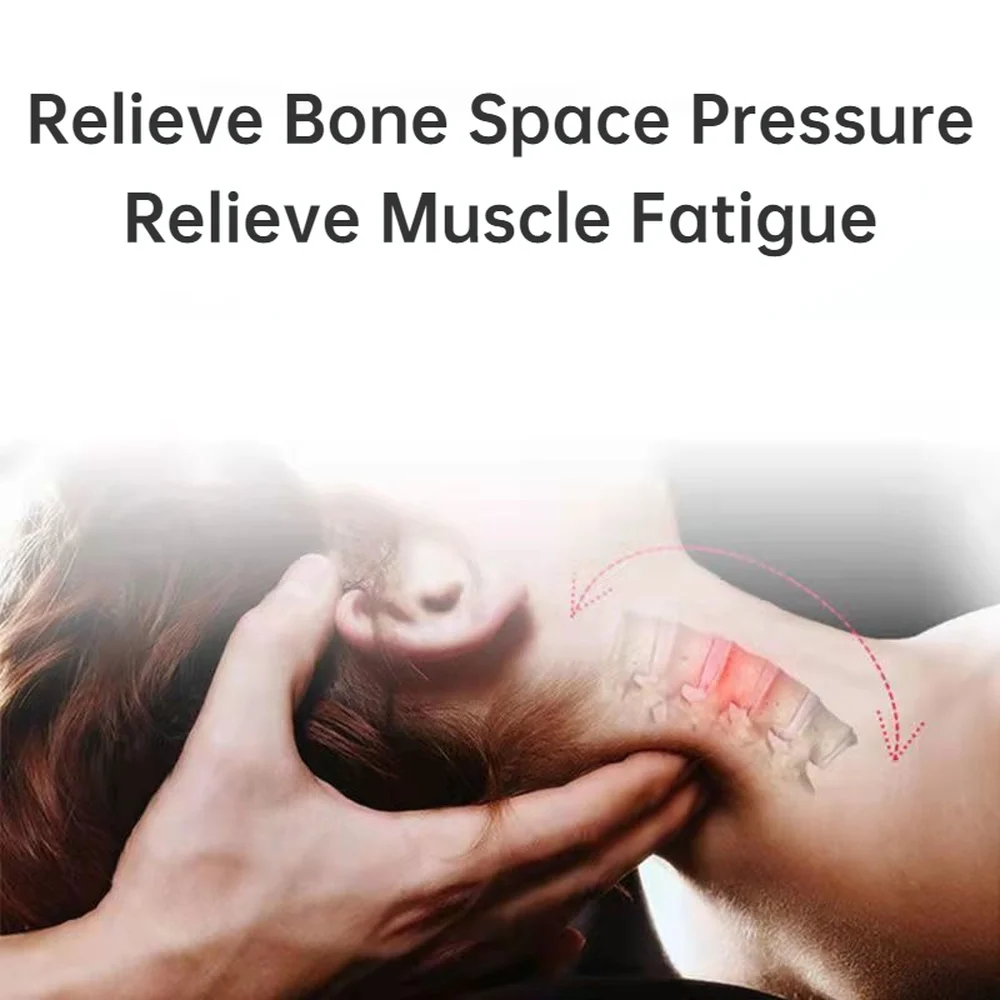 Neck Shoulder Relaxer Portable Cervical Traction Device Neck Stretcher Neck Posture Corrector Pillow Cervical Spine Alignment