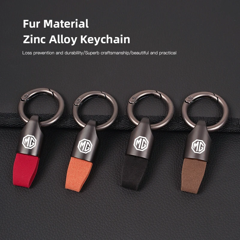 Luxus Leder Metall Schlüsselanhänger Mode Schlüsselanhänger Ring für Morris Garages MG MG3 MG5 MG6 MG7 GT GS Hector HS ZS ZX EZS EHS