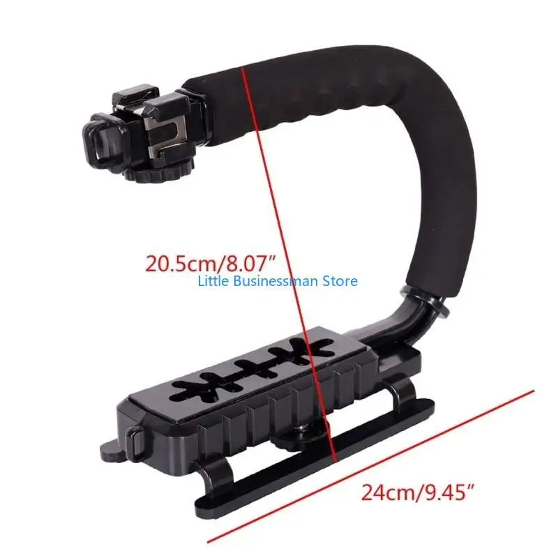 Stabilisierendes U-Grip-Handgriffstativ mit 1/4-Schraube-Kaltschuh-Videozubehör M76A – Detail 6