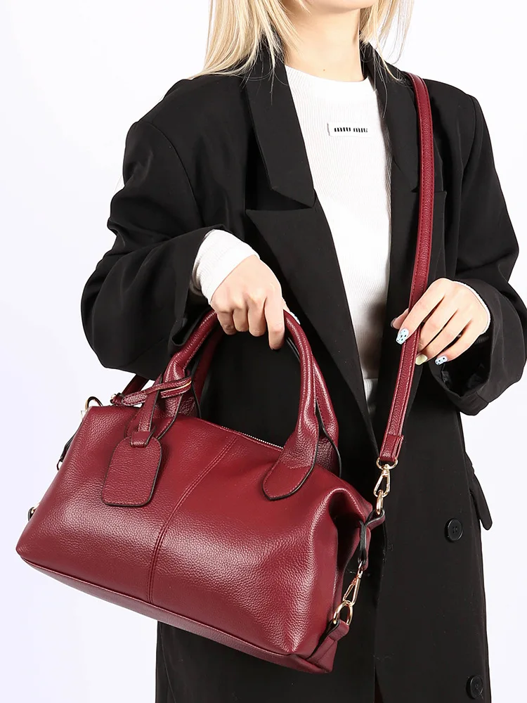 Fashion Tote Bags for Women Luxury Handbag Female Large Capacity Double Layered Pockets Shoulder Messenger Bag with PU Pendant