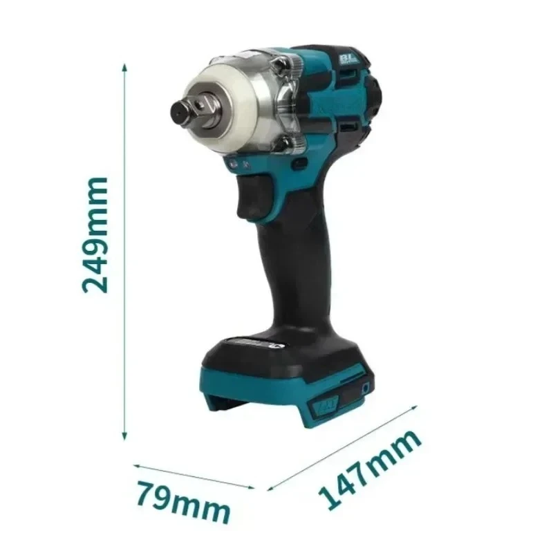 

For Makita DTW285 18V Battery Brushless Electric Impact Wrench 280N.m 1/2 inch Screwdriver Cordless Wrench Power Tool Battery