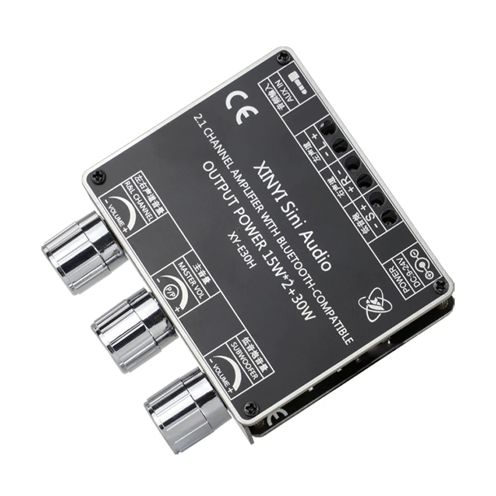 

2.1 Channel Amplifying Module Bluetooth-compatible 5.1 Subwoofer 92db Remote Control Music Household Amplifier Board