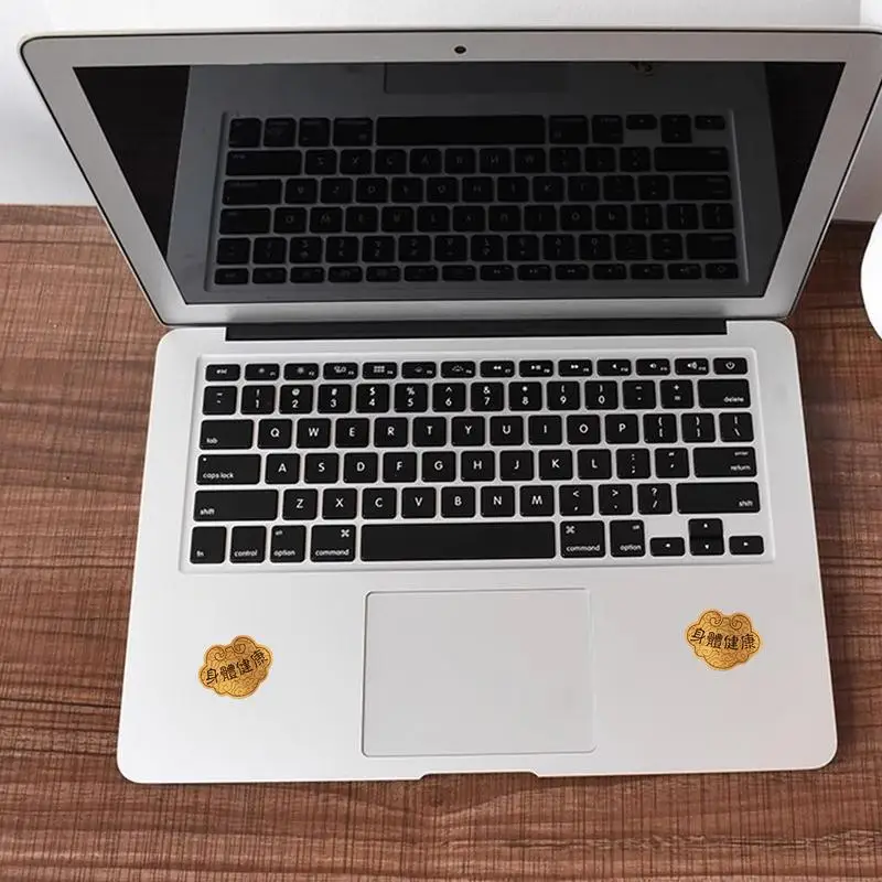 Adesivo Decalcomania del telefono Adesivi per telefono ricchezza Decalcomania del telefono in lamina d'oro Adesivi modello Feng Shui Accessori per telefono buddista per laptop