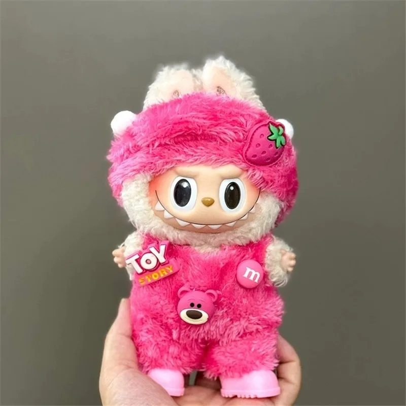 ชุดเสื้อผ้าตุ๊กตา Labubu ขนาด 15-17 ซม. สำหรับตุ๊กตาดิสนีย์ มิกกี้ มินนี่ เมาส์ ชุดตุ๊กตาผ้าพลัฌ สติทช์ วินนี่ เอเลี่ยน รองเท้า ชุดคอสเพลย์ อุปกรณ์เสริม