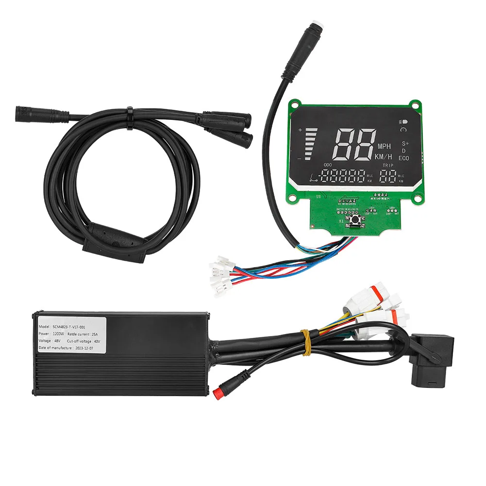 For DUCATI Scooter Controller for MW95 and For MW21 36V 550W and 48V 1200W Includes Meter and Communication Line