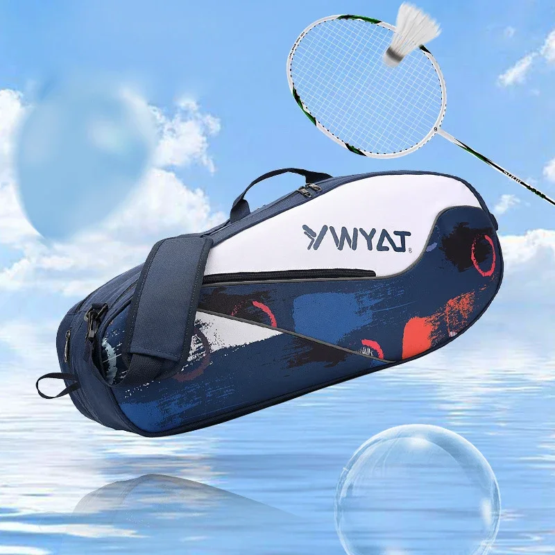 YWYAT-حقيبة مضرب تنس الريشة الأصلية للرجال والنساء ، حقائب ظهر رياضية ، حقيبة تنس ، سعة كبيرة ، سميكة ، جديدة ، 3 مضارب