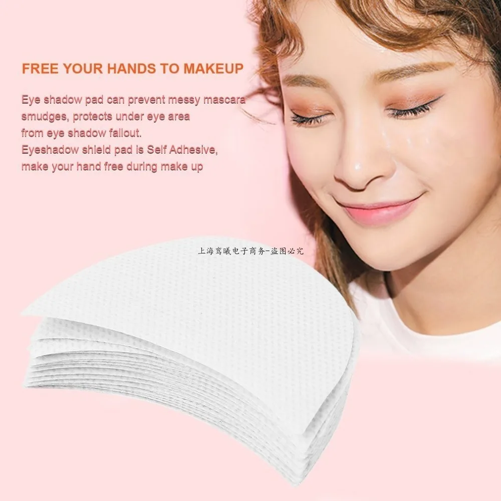 20/50/100pcs Eyelash Removal Patches Eye Makeup Stencils Disposable Eyeshadow Stickers Eyeliner Shield Grafted Eyelashes Isolate