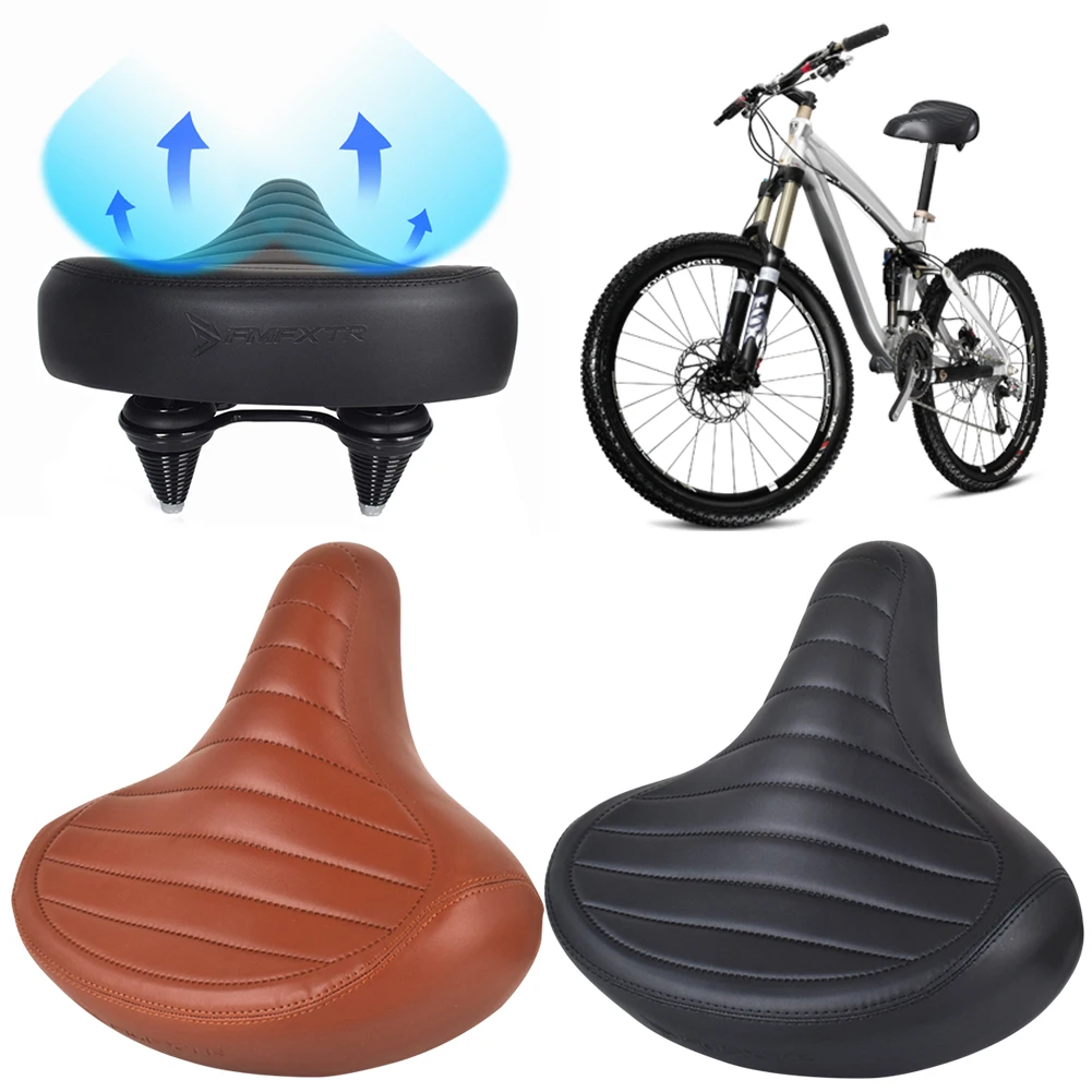 

MTB Spring Saddle for Men and Women Bicycle Seat Cushion Shock Absorbing Bicycle Saddle Replacement for MTB Road Folding Bikes