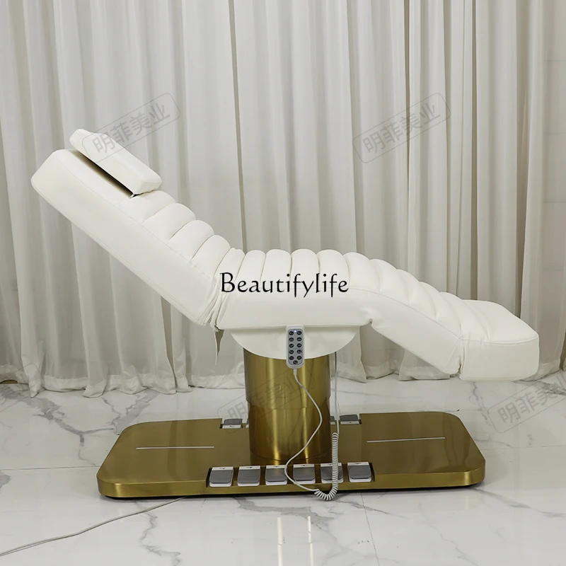 Multifunctional electric lifting beauty salon special massage bed
