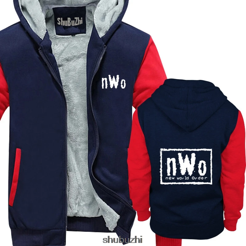 NWO New World Order Wrestling Adult Black thick hoody Casual pride hoodie men Unisex New shubuzhi sweatshirt sbz3047