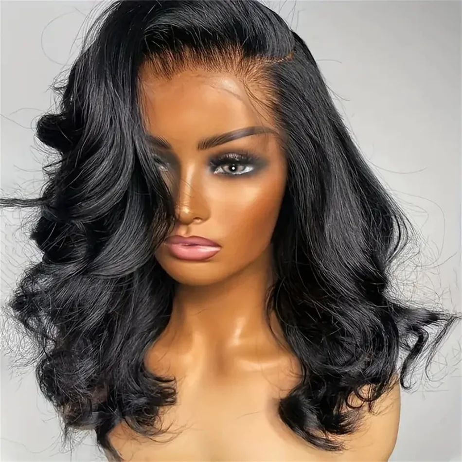 

13x4 Body Wave Lace Frontal Bob Wig Cheap Brazilain 100% Human Hair Virgin Wigs Remy 13x4 Bob HD Lace Front Wigs For Women Sale