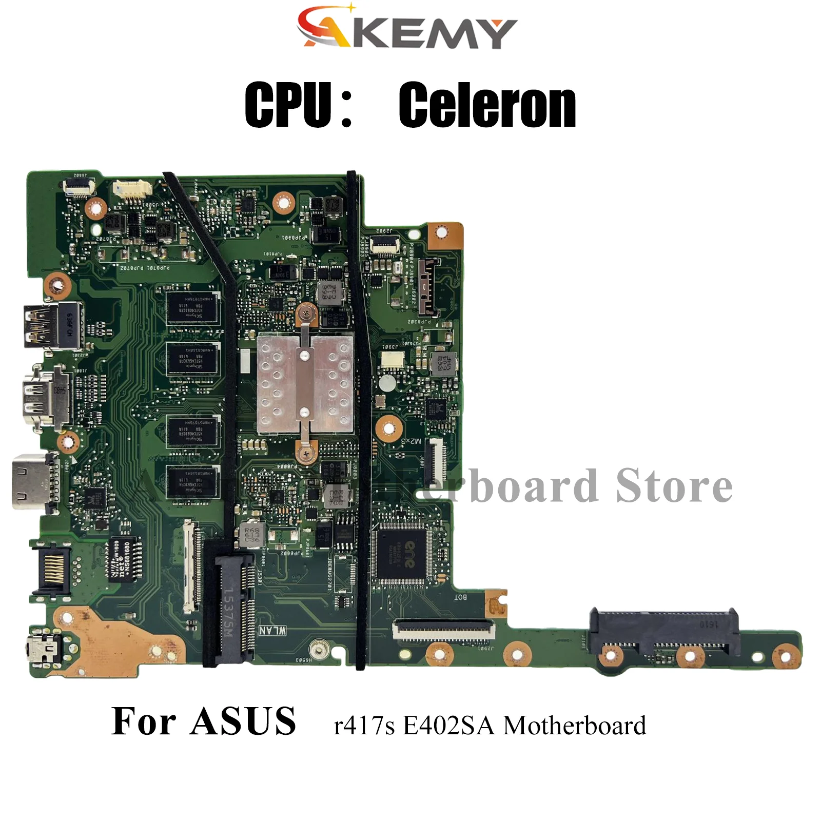 

E402SA Материнская плата для ноутбука ASUS EeeBook r417s E402SA E402S Материнская плата для ноутбука с процессором Celeron 100% тестирование ОК быстрая доставка