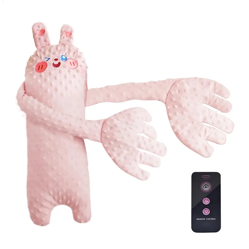 Afstandsbediening Elektrisch babyslaapspeelgoed Cartoon beervormige pluche Rustgevende poppen Cartoon babyslaaphulp Comfort Fopspeenkussen