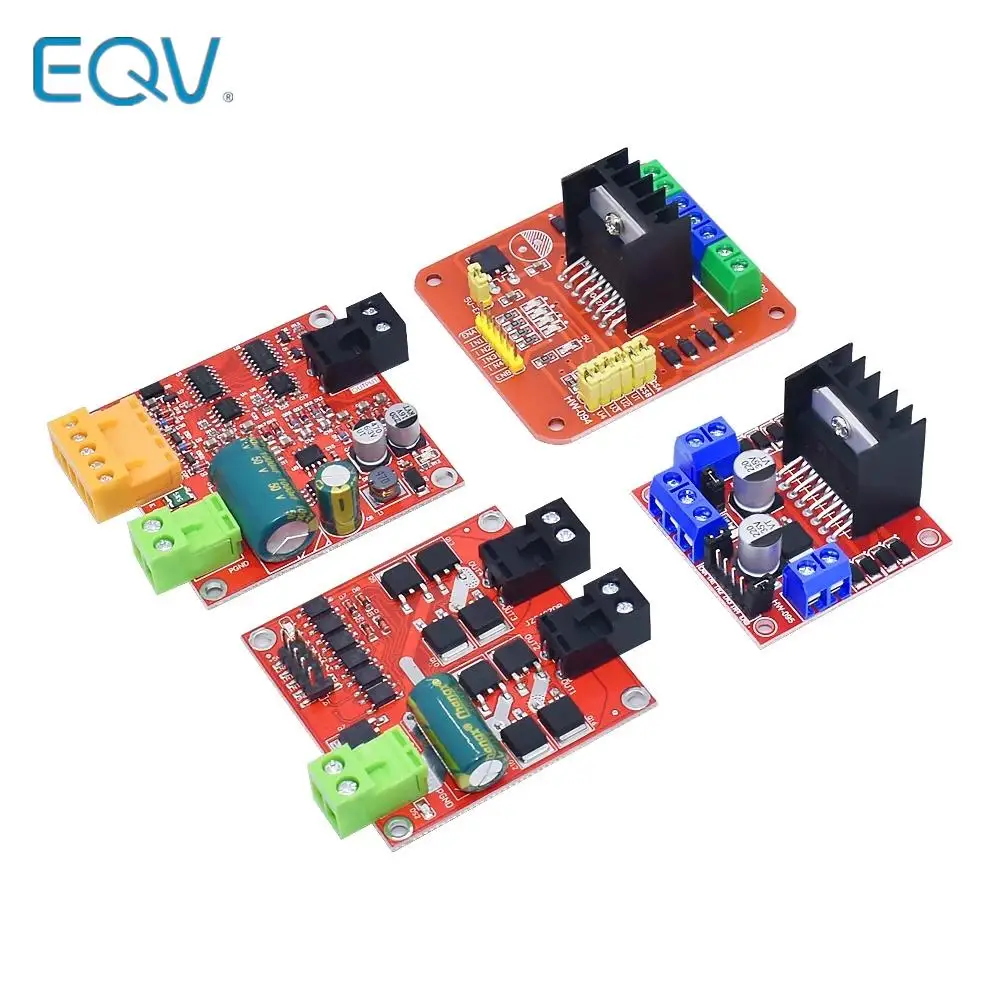 EQV DC Motor Drive Module Reversing PWM Speed Dual H Bridge Stepper Motor Mini Victory L298N