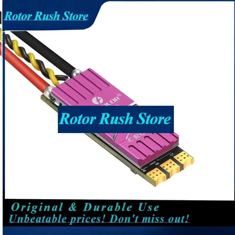 RoRuSFlycolor X-Cross 36A BLheli_32 32Bit 3-5S Brushless ESC DShot1200 W/ Telemetry For RC 10mm Arm Racing Car Spare Part