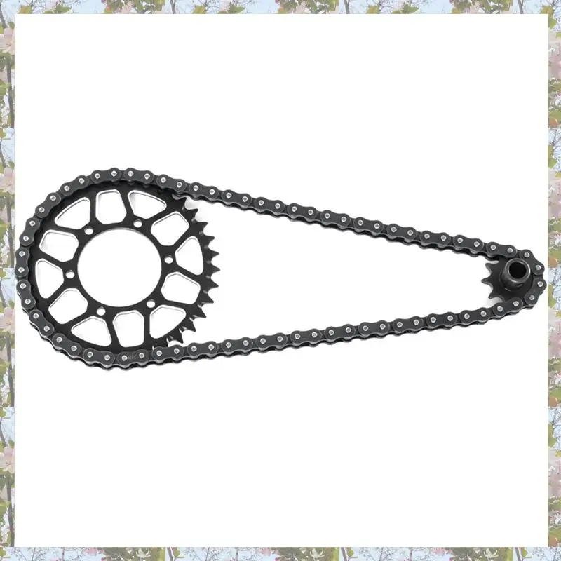 T84C-Per LOSI 1/4 Promoto-MX Moto telecomandata Ingranaggio anteriore 10T Ingranaggio posteriore 36T Accessorio catena