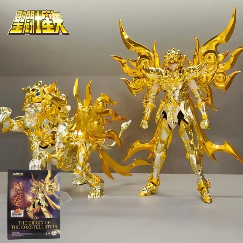 In-Stock Toypoint Saint Seiya Myth Cloth Soul of God SOG EX Leo Aiolia with Totem/Object Action Figure Knights of the Zodiac Toy