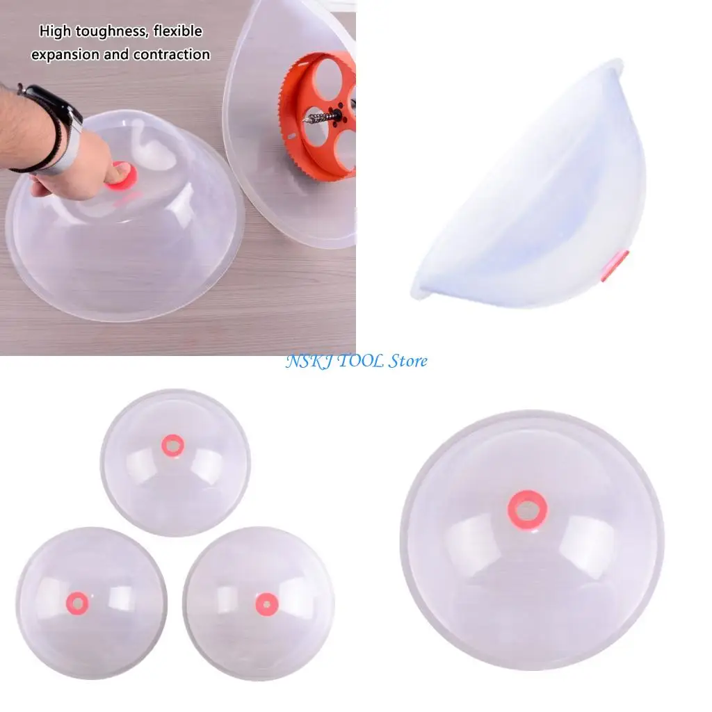L8RC Hole Drilling Dust Cover Reusable Particle Barrier Tube Guard for Construction