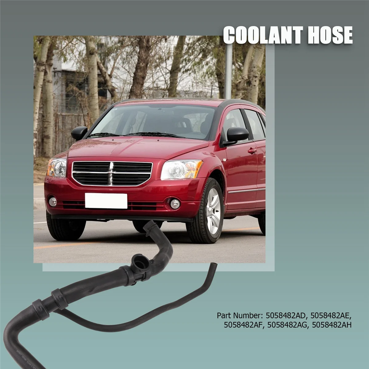 Upper Radiator Coolant Hose 5058482AH 5058482AE 5058482AD for Jeep Compass Dodge Caliber