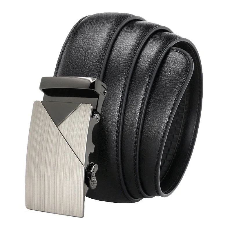 Hot selling Men belt fashion Alloy Automatic buckle belt business affairs casual decoration belt men's belts luxury brand 3.5cm
