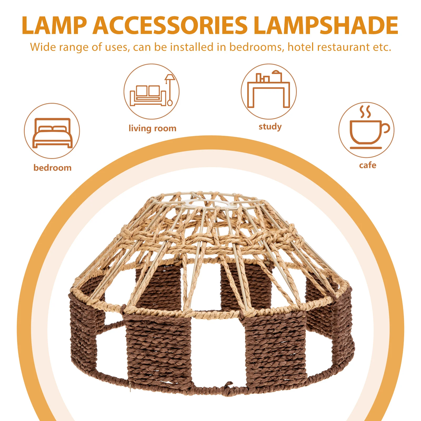 

Светодиодный бумажный веревочный светильник, домашний абажур, потолочный светильник для спальни, креативная подвесная лампа