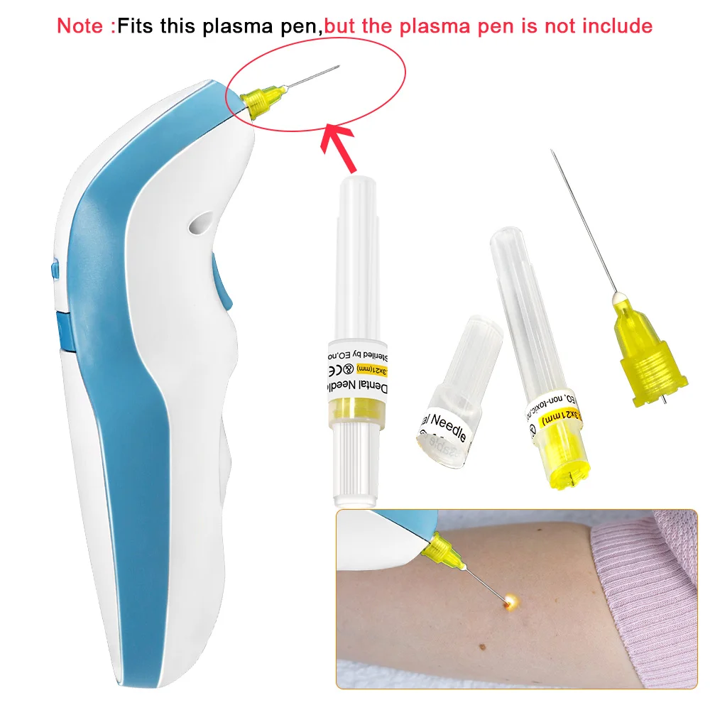 5, 10, 20, 30, 50, 100 Pièces Accessoires pour Appareil de Beauté, Aiguilles Professionnelles pour Stylo Plasma, Pointe d'Élimination des Taches, des Grains de Beauté et des Tatouages, Outil de Beauté Cutanée