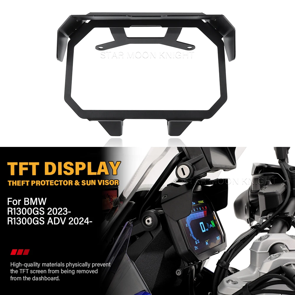 For BMW R1300GS R 1300 GS Adventure R1300 GS ADV  TFT Theft Protection Meter Frame Cover Screen Protector Dashboard Guard