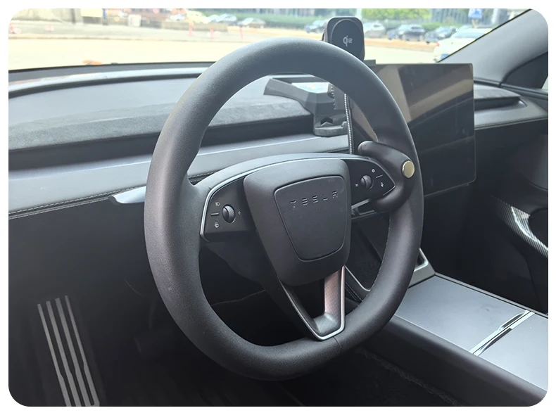 Heenvn Lenkrad-Griff zur Unterstützung beim Rückwärtsfahren für Tesla Model 3 Highland, Model Y Juniper 2025-2026, Lenkrad-Verstärker – Detail 8