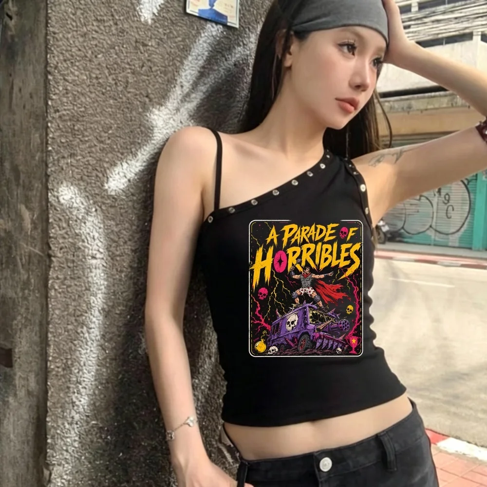 Dungeon Crawler Carl Donut cropped top women vintage alternative  kawaii meme jojifuku shirt vintage harajuku gothic anime scene
