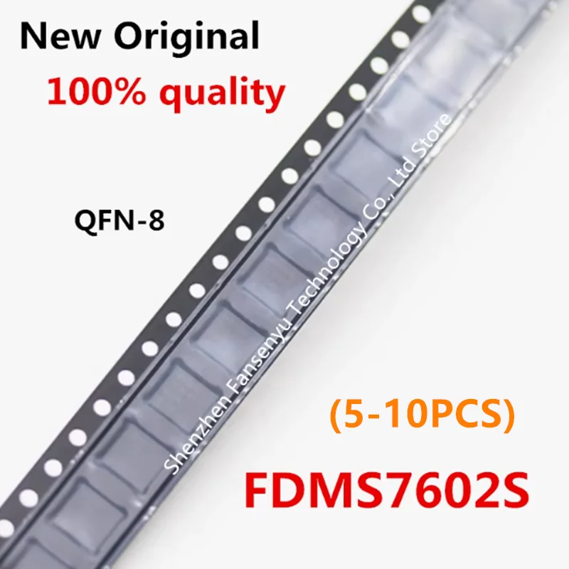 (5-10piece)100% New FDMS7602S 7602S QFN-8
