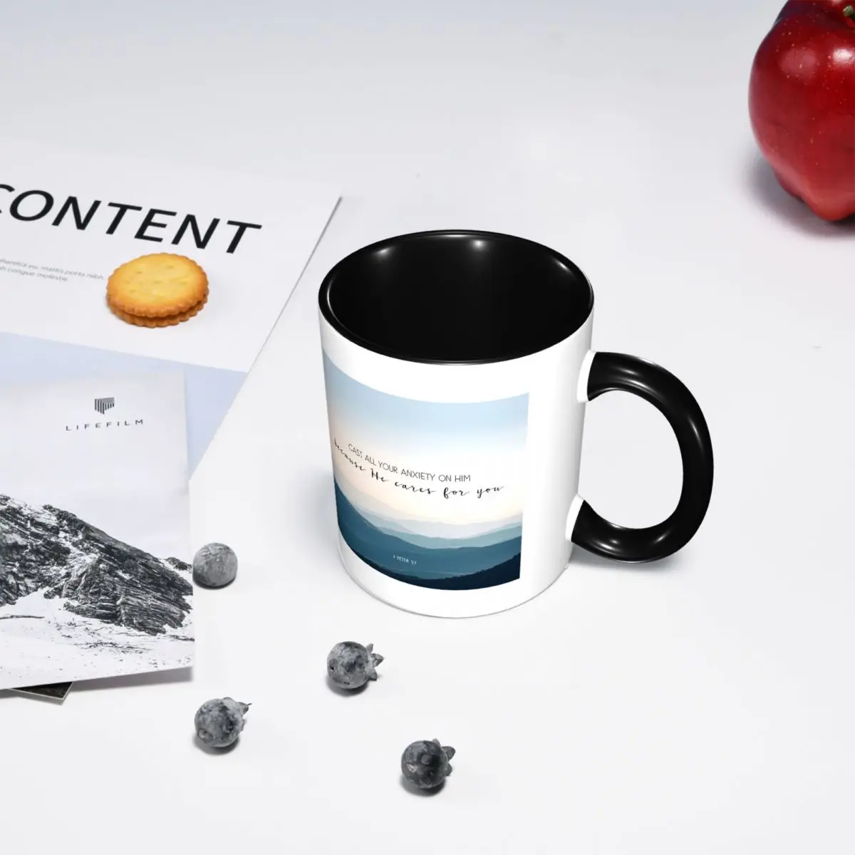 Christian Bible Verse Quote - Anxi Mug Funny Ceramic Coffee Cups Tea Mugs Milk Cup Drinkware Gifts for Friends