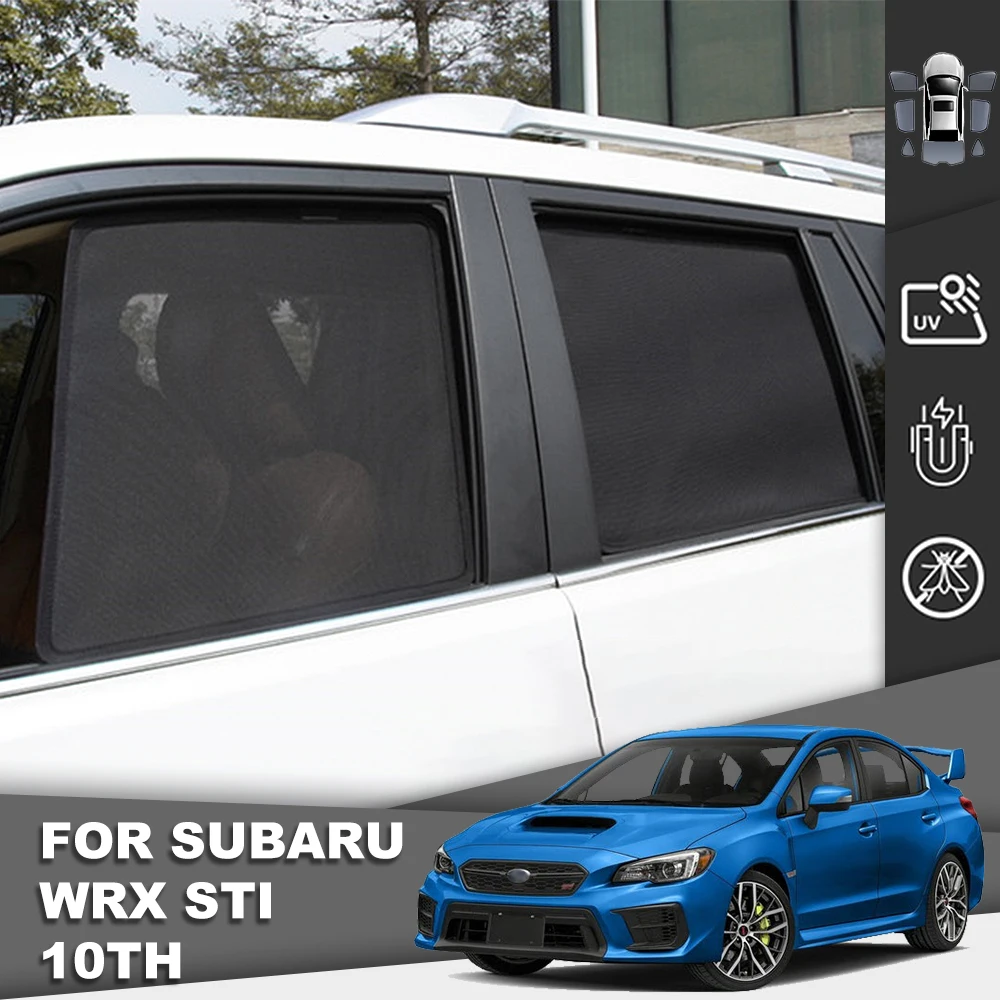 

For Subaru WRX STI 10th Hatchback 2007-2011 Magnetic Car SunShade Front Windshield Curtain Rear Side Baby Window Sun shade Visor