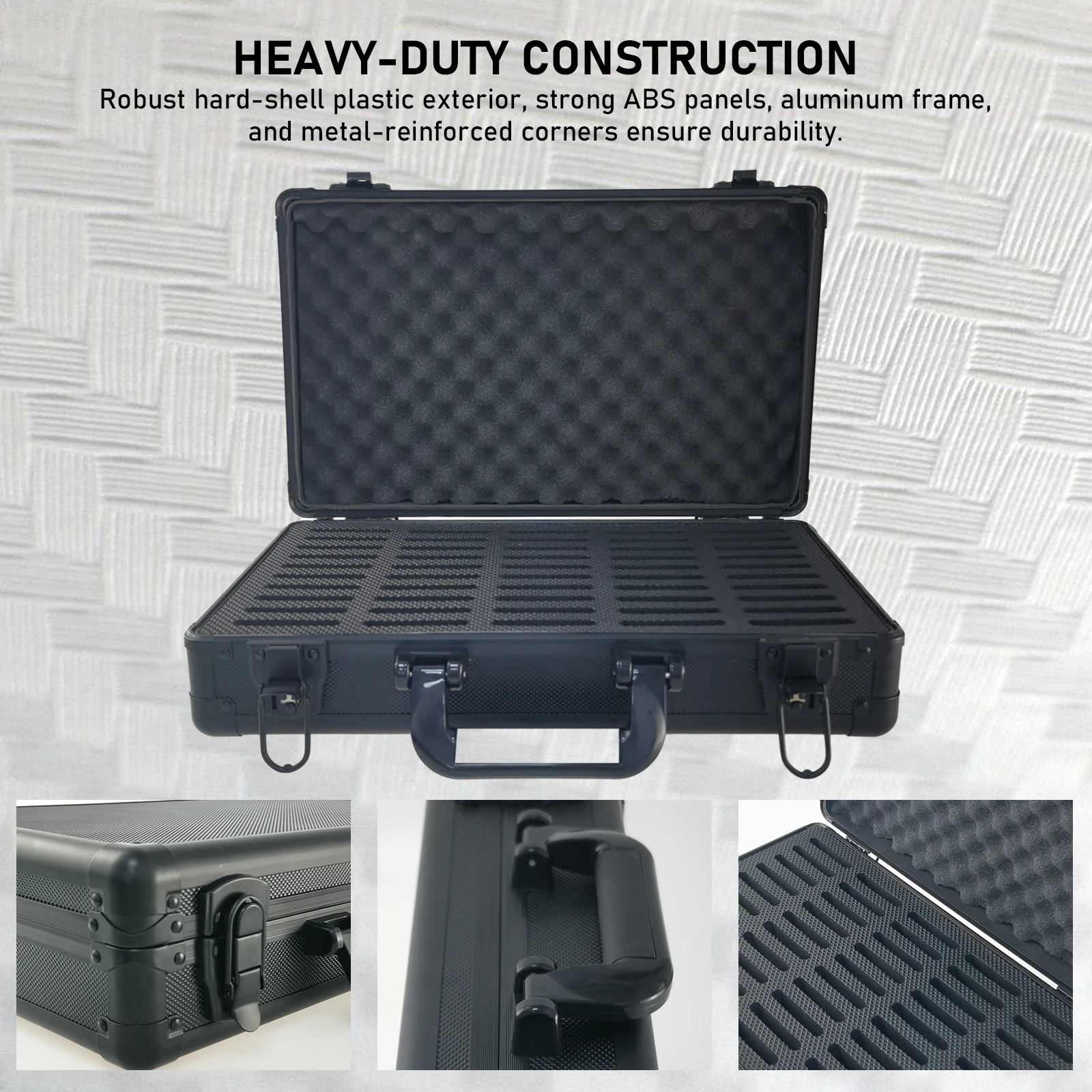 1pc 50 slots caixa de armazenamento de laje de moedas caso de liga de alumínio para pcgs ngc classificado moedas coletor transportando organizador display titular