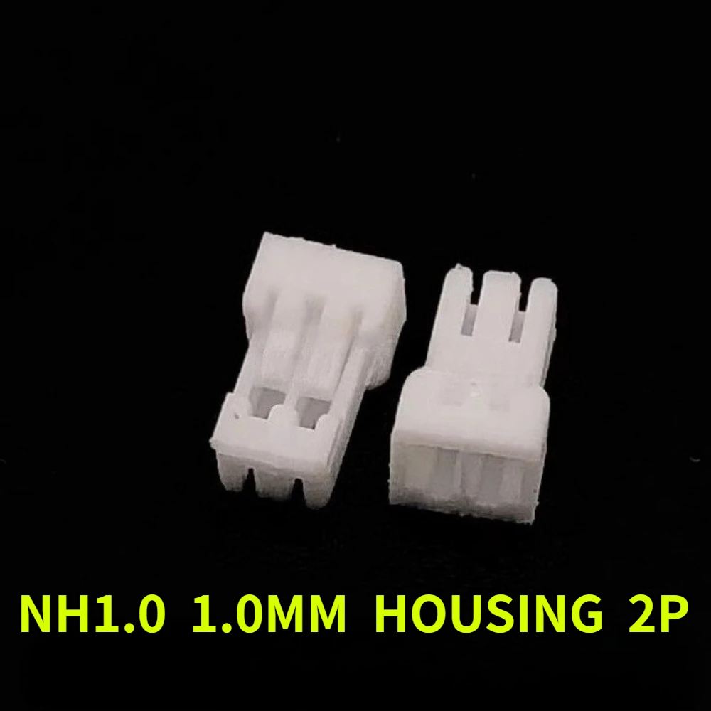 200/500Pcs NH1.0mm Plastic Shell Pitch 1.0mm Ultra Thin Connector CI14 Housing NH1.0 2P/3P/4P/5P/6P/7P/8P Terminal Reed Plugin