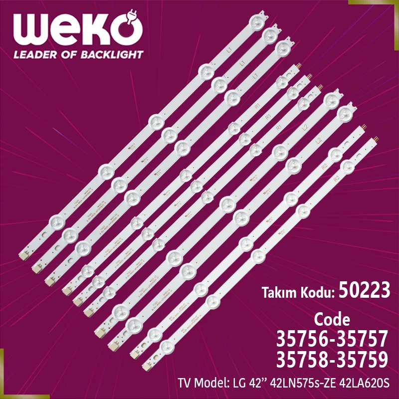 

WKSET-5223 35756 X3 nx2. 2-x 10 pcs LED BAR