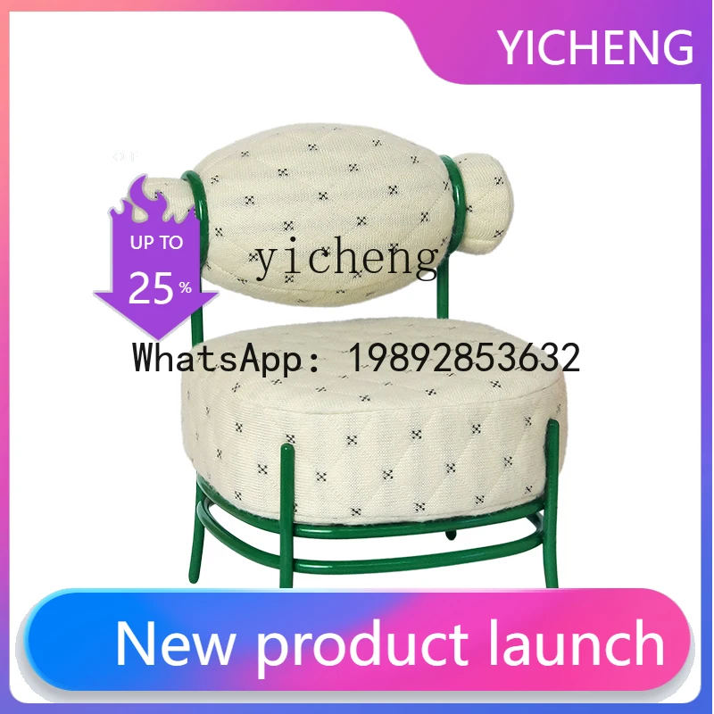 X1  mini miniature wrought iron cloth sofa photo scene furniture kawaii accessories fairy garden miniatures fairy garden