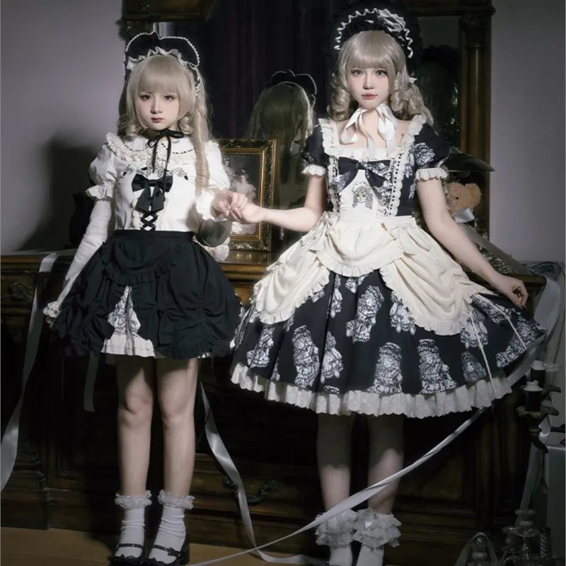 

New Style Embroidered Lolita Dress with Doll Handle