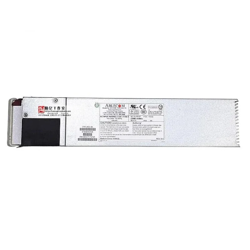 

Original For Supermicro PWS-801-1R 800W Power Supply Redundant Server PSU &