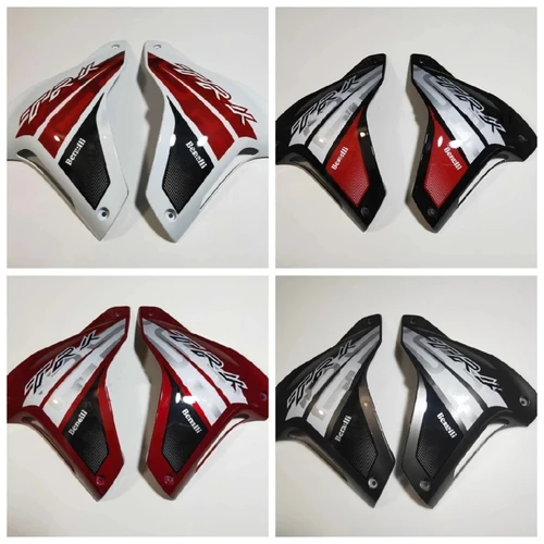 Imagen 2 del producto Para Benelli TRK251 tanque de combustible izquierdo y derecho placa protectora delantera placa lateral TRK 251