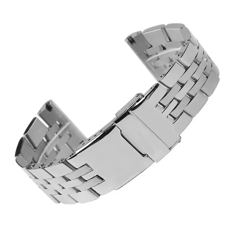 Pasek ze zegarek ze stali nierdzewnej metalowy zegarek opaski do Breitling Premier Avenger Super Ocean srebrne bransoletki na nadgarstek 20mm 22mm 24mm