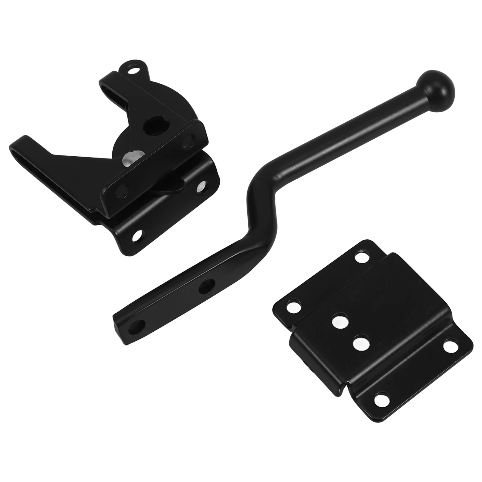 Heavy Duty Self-Locking Galvanized Finish Adjustable Cable Pull Outdoor Pool Garden Flip Metal Barn Fence Hook Lock Door Latch