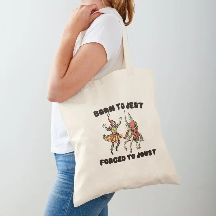 

Born to Jest Forced to Joust Shirt. Funny Meme Tee. Medieval Middle Ages Ren Faire. T-shirt Tshirt Tees T. Renaissance Tote Bag